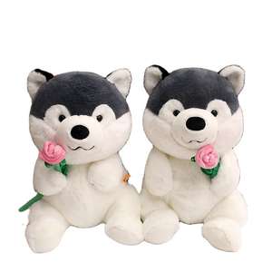 Yeni Husky <span class=keywords><strong>s</strong></span>üper yumuşak köpek peluş oyuncaklar yumuşak peluş oyuncaklar sevgililer günü hediyesi için dolması hayvan köpek oyuncaklar - Product Image 1