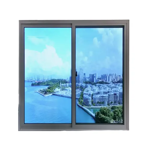 Домашние окна ROGENILAN серии 100, двойное алюминиевое раздвижное окно с flyscreen rv окна
