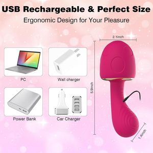 Vibratore a Forma di Fungo per Donna, Bestseller Vibratore Femminile per Vagina con Forte Vibrazione Silenziosa Giocattolo Sessuale Elettronico - Product Image 3