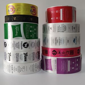 Etiquetas personalizadas Mingyi, cinta adhesiva rectangular resistente al agua y a la decoloración para ropa y textiles del hogar. - Product Image 2