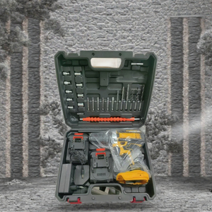 Perceuse à percussion sans fil 21V avec moteur sans balais, batterie au lithium rechargeable, modes réglables, perceuse à main, perceuse pistolet / Réversible à double vitesse 1 - Product Image 3