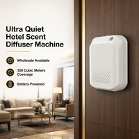 Diffuseur de parfum d'hôtel ultra-silencieux en gros, désodorisant en PP pour grands espaces (300 mètres cubes), alimenté par batterie