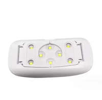 Bestseller 12W Nageltrockner mit 8 LEDs UV-Lampe Blitz Mini Tragbare Tischlampe Design für den Heimgebrauch