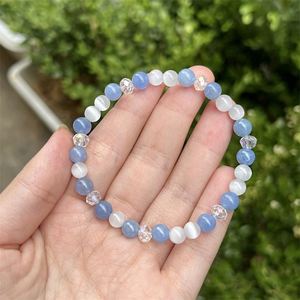 Bracelet en pierre naturelle avec perles de verre colorées – Qualité studio de yoga – Fournisseur expert en or – Approvisionnement centralisé - Product Image 1