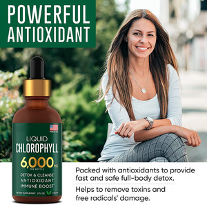 ยาหยอดคลอโรฟิลล์เหลวสารสกัดจากสมุนไพรผลิตภัณฑ์เสริมพลังงานสำหรับผู้ใหญ่ไม่เหมาะสำหรับหญิงตั้งครรภ์ปริมาณในช่องปาก - Product Image 6