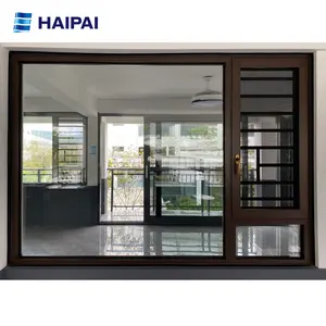 Hot Sale European Style Large Swing Window Awning Folding Screen Feature Casement Haipai Windows