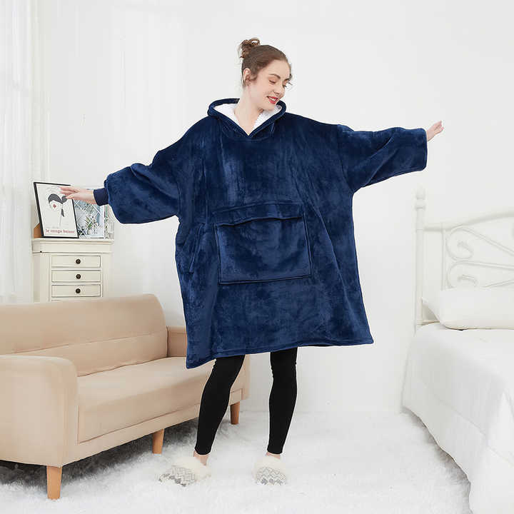 Oversized Blanket Hoodie Wearable Hooded Blanket Adult Women - Temu