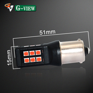 หลอดไฟ LED 1141 P21W รถยนต์1156 Ba15s หลอดไฟ LED รถบรรทุกสัญญาณไฟเลี้ยวรถพ่วงไฟ LED รถยนต์ - Product Image 2