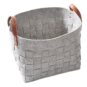 Nouveau panier de rangement en feutre pratique et élégant pour solution de stockage d'articles divers - Product Image 4