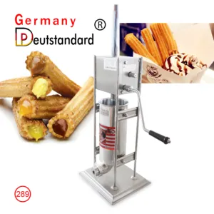 5L Manual Commercial Churros Maker Snacks Machine Stainless Steel