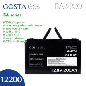 AA51014 <span class=keywords><strong>GOSTA</strong></span> BA12200 Batteria al Litio LiFePO4 Prismatica 36V/18V 5.0Ah per Moto Elettriche e Scooter, Pacco Batteria EV 12V 200AH - Product Image 5