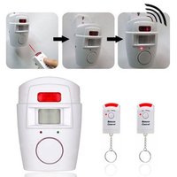 Détecteur de mouvement PIR sans fil 6V avec 2 télécommandes, alarme pour porte, fenêtre, maison, hangar, garage, caravane, système de sécurité