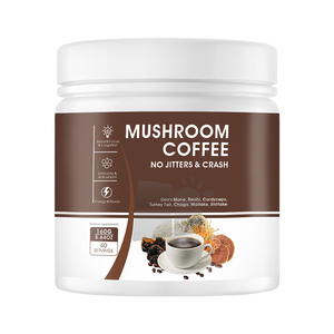El polvo de café de hongos mezclado instantáneo OEM/ODM desintoxica el cuerpo, café Reishi, potenciador del sistema inmunológico, polvo de café de mezcla de hongos - Product Image 1