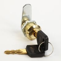 Serrure de meuble en alliage de zinc pour armoire à outils, boîte aux lettres, ou porte-cassette