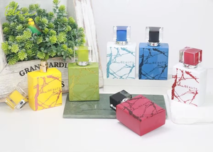 Fournisseurs de haute qualité 75ml Flacon pulvérisateur doré Bouteille en verre de parfum vert pour emballage de parfum - Product Image 6