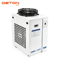 S&A Teyu CWFL-1000 1000W Pendingin Air Laser Kontrol Suhu Presisi Dealer DETON Untuk Mesin Pemotong Laser Serat Logam