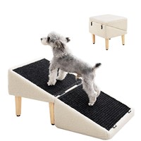 Multifunktionale Faltbare Atmungsaktive Hunde-Treppe Sofa-Treppe Bett-Rampe Doppelnutzen Haustier-Hocker Würfeldesign für Innenbereich Ganzjährig Nutzbar