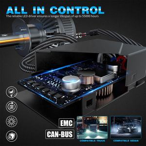 Sunshiny vendita calda V28 <span class=keywords><strong>serie</strong></span> 130W 12000LM H1 LED campione gratuito Faros LED Para Autos sistema di illuminazione H4 H7 faro a LED - Product Image 3