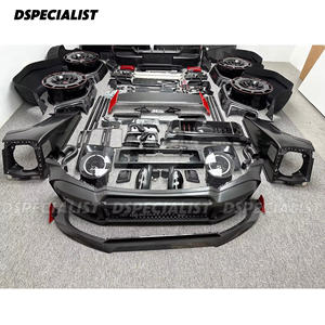 Kit carrosserie de style R W463 G63 en fibre de carbone sèche pour W463 G500 <span class=keywords><strong>G55</strong></span> AMG G63 G-Wagon Spoiler de capot 2002-2018 - Product Image 5