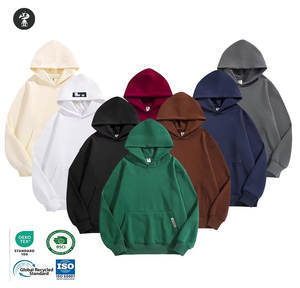 Sudadera con Capucha de Felpa 100% Algodón de Alta Calidad, 500GSM, Gruesa y Cálida, con Logotipo Personalizado - Product Image 1