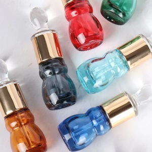 Nuevas Botellas de <span class=keywords><strong>Vidrio</strong></span> para Aceites Esenciales, Multicolores, Estilo Lujoso, Electrochapadas, de 6ml y 12ml, Combinables <span class=keywords><strong>con</strong></span> Cajas de Empaque - Product Image 3