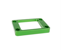Pièces moulées sous pression en aluminium anodisé de couleur personnalisée, supports de montage usinés avec précision, écrous pour équipement industriel