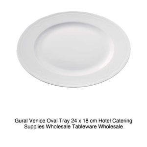 จานเสิร์ฟทรงรีเวนิส 24 × 18 ซม. กูรัล - Product Image 2