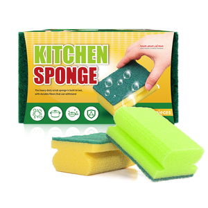 Bán buôn không đầu bọt biển cho nhà bếp làm sạch rửa chén miếng bọt biển dễ dàng để khô cọ rửa Pad bọt biển sạch nhà bếp - Product Image 2