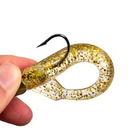 DN 11cm 22g Leurres de pêche à l'anguille de sable simulés Appâts d'anguille souple Tête de gabarit Queue de pagaie Leurre en plastique souple Swimbait