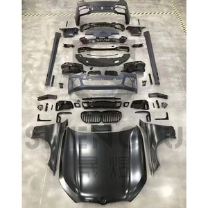 Kit de carrocería para <span class=keywords><strong>BMW</strong></span> Serie 7 G11 G12 2016-2019 Actualización a 2020 CON Rejilla Auto Lámparas Capó Guardabarros Faldón lateral Viejo a nuevo - Product Image 5