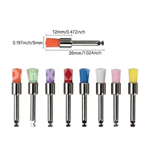 50/100PCS Soft and dense Nylon Polishing Heads Brushes 2.35mm Colorful Cleaning & Polishing Tools - Product Image 5