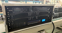POWAVESOUND amplificateur de puissance professionnel 2OHM DSP avec contrôle LCD 4x3000W classe D scène concert 1U amplificateur de puissance en rack