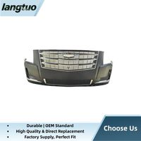 Calandre avant noire brillante en ABS, remplacement OEM pour Cadillac Escalade High Trim 2015-2020, pour modification de SUV, vente en gros
