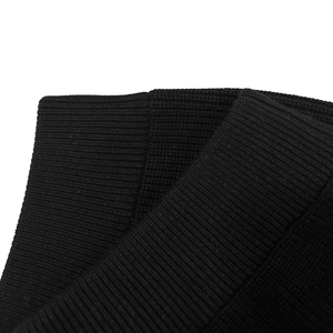 <span class=keywords><strong>Cardigan</strong></span> Personalizzato con Logo, Moda Autunno Inverno, Giacca Unisex in Maglia Nera con <span class=keywords><strong>Zip</strong></span>, Maglione da Uomo - Product Image 5