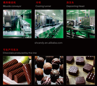 Machine automatique de fabrication de chocolat pour bonbons au chocolat