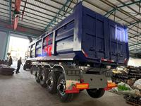 Remorques en aluminium de haute qualité CIMC 3 essieux 4 essieux 40 tracteur cubique benne latérale 45 Cbm camion à benne basculante semi-remorque à vendre