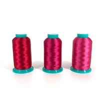 Fil à broder en polyester mercerisé teint, coloré, 1000 yards, petite bobine, marque SAKURA, pour tricot à la main