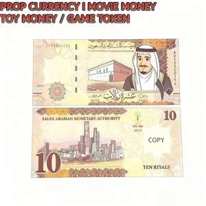 Autocollants en papier de haute qualité, réalistes, représentant des billets saoudiens, pour Jubba, Abaya, Thobe, accessoires de déguisement, style moderne, 5, 10, 20, 50, 100, 200, 500 Riyals - Product Image 3