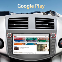 Gerllish Android Autoradio pour Toyota RAV4 2005-2013 Android Auto Multimedia Player Carplay DSP Navigation GPS 4G Net WIFI