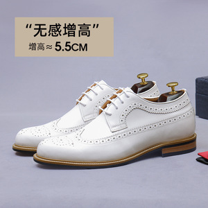 Chaussures de bureau formelles de qualité luxueuse de style italien Chaussures en cuir véritable pour hommes Chaussures Oxford à lacets fabriquées à la main Evergreen - Product Image 2