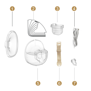 Accesorios de extractor de leche portátil Colector de leche 24/27mm Accesorios de silicona S18/<span class=keywords><strong>S21</strong></span> Colector de leche 24/27mm - Product Image 4