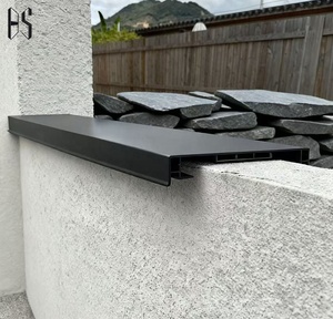 Bandes de bordure en alliage d'aluminium très vendues, adaptées à l'installation sur les murs du dernier étage, possibilité d'ajouter des bandes LED - Product Image 1