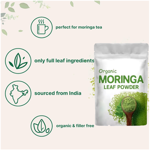 Ekstrak Daun Kelor Murni Alami Ausreson, Teh Pelangsing Suplemen Superfood, Ekstrak Daun Kelor Organik - Product Image 2