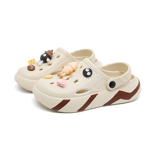 Sandalias Planas con Suela de EVA, Transpirables, Perforadas, Antideslizantes, Cómodas, Multicolores, para Mujer y Hombre, para Uso en Exteriores - Product Image 5