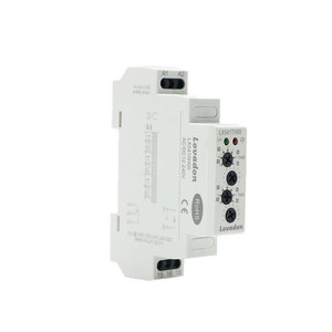 Din Rail mountable thu nhỏ Modular hẹn giờ <span class=keywords><strong>Relay</strong></span> thứ hai/PHÚT chọn AC 12V/<span class=keywords><strong>24V</strong></span>/110V/220V thời gian chu kỳ kín bảo vệ tính năng - Product Image 1
