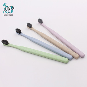 Cepillo de Dientes de Paja de Trigo con Cerdas Suaves, Biodegradable, Manual, para Adultos - Product Image 2