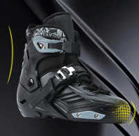Patins à glace lavables de haute qualité, coque rigide, tailles réglables, pour la location, lames en acier inoxydable, unisexe, printemps-hiver