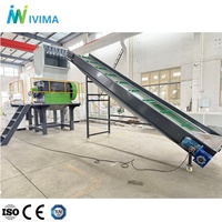 Pencacah Plastik IVIMA Heavy Duty 55kW 380V dengan Gear dan Pompa untuk Penghancuran Plastik Limbah Produktivitas Tinggi