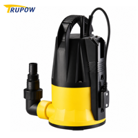 Pompe submersible à aspiration plate automatique avec capteur intégré 5000L/h, pompe à eau électrique portable pour le transfert d'eau dans les petites exploitations agricoles