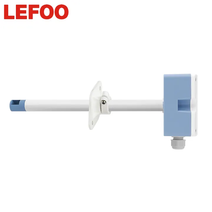 LEFOO ducted type Air Velocity Transducer sensor Wind Speed Sensor for HVAC pipeline